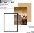 A PLUS MAX 14x16 Picture Frame Set of 3, Black Engineered Wood Frame for 14 x 16 Inch Picture Poster Photo, Light Weight 14 by 16 Frame with Wood-grain for Wall - 3 Pack/Black/14 x16