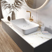 LACHEERY 317 x 36 Inch Extra Wide White and Gold Marble Wallpaper Peel and Stick Waterproof for Kitchen Countertop Contact Paper Heat Resistant Removable Large Roll Marble Wall Paper Kitchen Island
