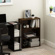 Furinno PASIR Book Shelf, 3-Tier Bookshelf, Storage Shelves Bookcase, 9.7 x 23.7 x 31.5, for Living Room, Bedroom, Home Office, Amber Pine