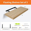 Floating Shelves for Wall Set of 3, 16