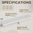 Dreamland 55 Inches Floating Shelves for Wall, 9.8