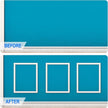 COUKIU Pre-Cut 3 Set Peel and Stick Wall Molding Trim Kit, 16