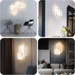 Ralbay Modern Indoor Wall Sconce Aluminum Up and Down 20W LED Modern Wall Sconce for Indoor Living Room Bedroom Hallway (Natural White Light, 4000K)