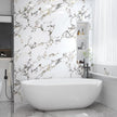 White Gold Marble Granite Contact Paper peel and stick kitchen for Countertops cabinets Wallpaper 32x591inch largen Waterproof Self adhesive Sticker Vinyl Wrapping Paper TV Wall Counter Top Backsplash