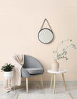 Peel and Stick Wallpaper Solid Color Nude Contact Paper Matte Wall Paper for Bedroom Bathroom Beige Wallpaper Removable Self-Adhesive Kitchen Wall Decor Vinyl Roll 17.3