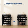 Mavivegue Shoe Rack with Cover, 5 Tier Shoe Organizer for Entryway, Shoe Storage for Front Door Entrance, Closet