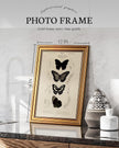 VIYYIEA Gold Framed Art Prints,12x16Inch, Butterfly Entomology Vintage Art Painting, Classical Scientific Decor for Library Bathroom Study Room Shelf, Rustic Farmhouse Canvas Picture