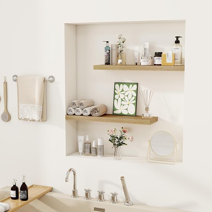 Fun Memories Floating Shelves for Wall, 22.5