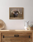 InSimSea Framed Canvas Wall Art Vintage Decor, Home Decor Flower in Pots Canvas Wall Painting Decor, Rustic Farmhouse Wall Decoration, Canvas Prints for Living Room Bedroom Office, 9