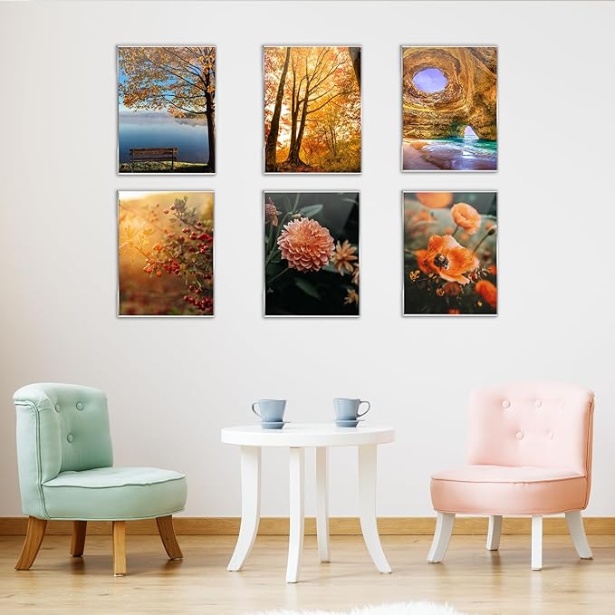 DZZ 11x17 frame Clear Acrylic 11 x 17 picture frame,High Transparent Photo Frame,frames 11x17 for Photo Poster Canvas Certificate Document Gallery,Set of 6
