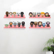 Dezzer 6 Pack Acrylic Shelves for Wall, 15