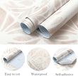 Geometric Peel and Stick Wallpaper boho78.7 x17.3 White and Pink Wallpaper White Contact Paper Removable Wall Paper for Bedroom Waterproof Removable Shelf Liner Decal Vinyl Roll