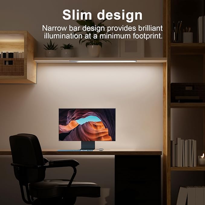 Under Cabinet Lighting 15 inch, Bright Under Desk Light with Memory Function, Dimmable Under Counter Lights for Kitchen, Closet and Workbench, LED Sink Light, Cool White 6500K
