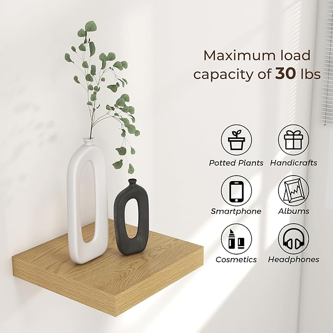 Square Floating Shelves for Wall 12