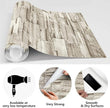 Jeweluck Stone Wallpaper Peel and Stick Brick Wallpaper 17.7”×393.7” Brick Contact Paper Peel and Stick Wall Paper Bathroom Faux Stone Backsplash for Kitchen Removable Decorative for Walls Vinyl