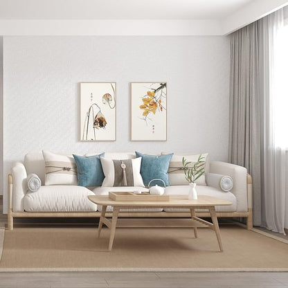 Haimin Fabric Wallpaper Textured Contact Paper (24in X 393in) Grasscloth Wallpaper Peel and Stick Faux Linen Wall Paper Waterproof Vinyl Self Adhesive (White)
