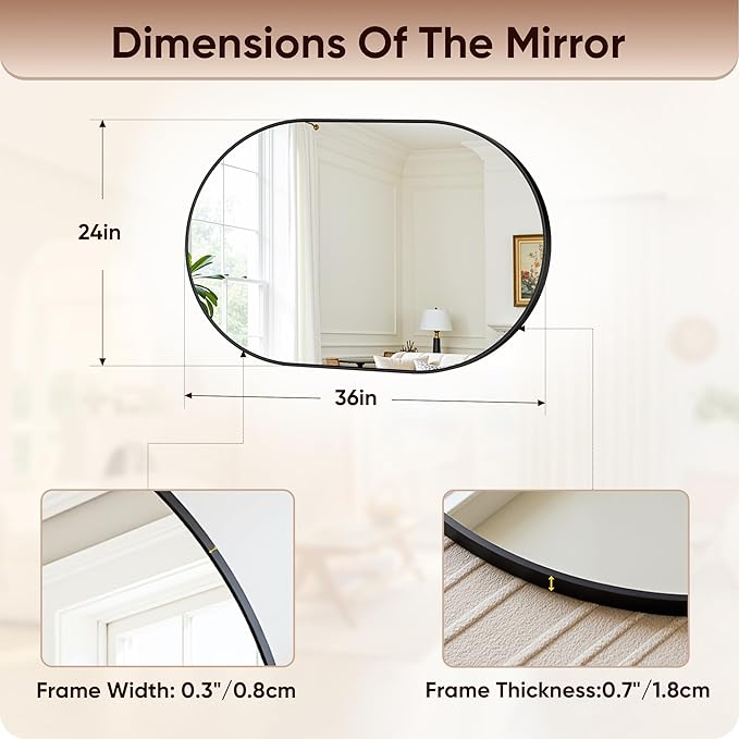 Antok Wall Mirror, 24