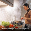6PCS x 12 Inch Under Cabinet Lights Plug-in, Dimmable LED Under Cabinet Lighting, Cold White 6000K Under-Counter Light Fixtures with Memory Function, Under Counter LED Lights for Kitchen