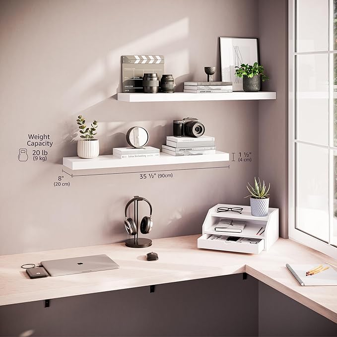 Ballucci Floating Shelves for Wall, 36