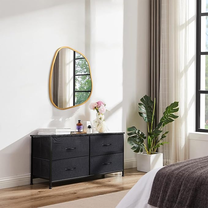 Irregular Mirror for Wall, Gold Wall Mirrors Decorative 20