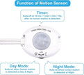 Motion Sensor Under Cabinet Lights, Plug in, Seamlessly Linkable, 6 Pcs 12 Inch Under Counter Lighting Bars for Kitchen, Closet, Gun Safe, Shelf, Display Case, LED 5000k Daylight