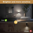 L LOHAS LED Night Light, 5000K Bubble Night Lights Plug into Wall, Acrylic Night Lights with Light Sensor, Adjustable Brightness,Soft White Plug in Nightlights for Rooms Bathroom Hallway