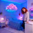 3D Thundercloud Night Light - Smart RGB LED Strip Light, USB-Powered Ceiling Mount Ideal for bedrooms, Games Rooms and Party Decorations, Features Colour-Changing Ambient Lighting (300cm)