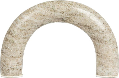 Creative Co-Op Marble Arch Tabletop Shelf Decor, Beige