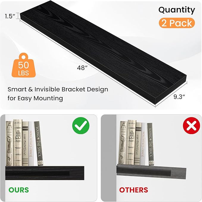 Floating Shelves for Wall, 48