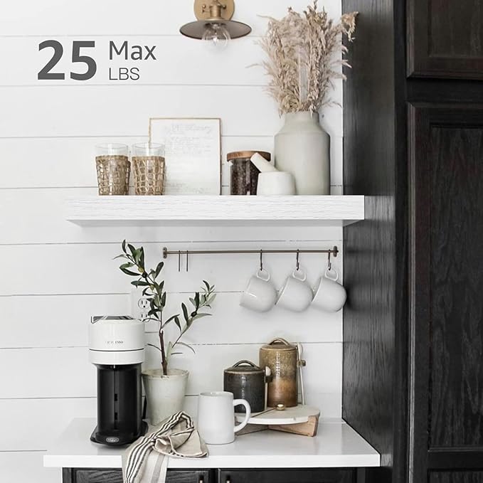 QEEIG Bathroom Floating Shelves for Wall - 15.7