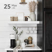 QEEIG Bathroom Floating Shelves for Wall - 15.7