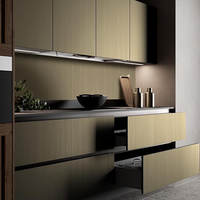 Dark Gold Peel and Stick Wallpaper 15.7