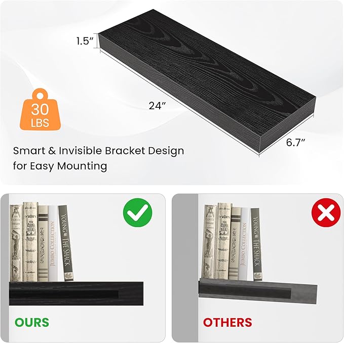 Floating Shelves for Wall, 24