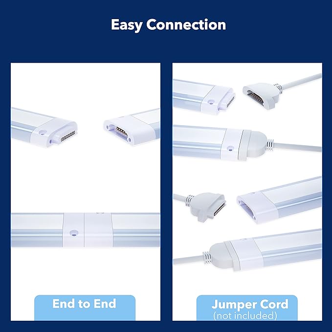 LED Smart Under Desk Lights Plug in White & RGB Color Changing Dimmable with Remote. Alexa, Google Enabled. Under Counter Lighting Bar for Kitchen, Shelf, Cupboard, Cabinet, Monitor (1-Bar Kit, 12")