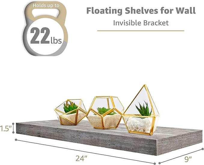 Sorbus Floating Shelves for Wall - 24