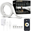 42inch WiFi LED Under Cabinet Lighting Plug in, Radar Motion & Ambient Light Sensor Silicone White 2700K-6500K, Wireless APP Control Dimmable Timing, for Google Home Alexa, for Kitchen Under Counter