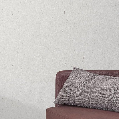 Matte White Grasscloth Textured Wallpaper Natural&Neutral&Handmade Style Thick Peel and Stick Removable for Bedroom,Office,Cabinet(16.5”x236.2”) (Herbaceous Plant&Gold Powder) M11