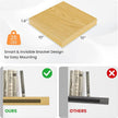 Square Floating Shelves for Wall, 10
