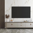 LACHEERY Thick White Marble Peel and Stick Wallpaper White and Gold Wallpaper for Kitchen Accent Wall Paper Counter Cover Peel and Stick Countertop Contact Paper Waterproof Matte Marble Roll 12