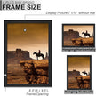 A PLUS MAX 7x10 Picture Frame Set of 2, Black Engineered Wood Frame for 7 x 10 Inch Picture Poster Photo, Light Weight 7 by 10 Frame with Wood-grain for Wall - 2 Pack/Black/7
