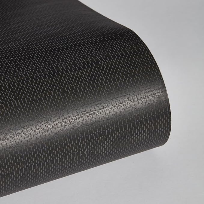 Tempaper Textured Black Horizontal Faux Grasscloth Removable Peel and Stick Wallpaper, 20.5 in X 16.5 ft, Made in The USA
