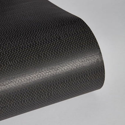Tempaper Textured Black Horizontal Faux Grasscloth Removable Peel and Stick Wallpaper, 20.5 in X 16.5 ft, Made in The USA