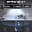 Under Cabinet Lighting Wireless LED Motion Sensor Magnetic Light 2500maAh Rechargeable Indoor Closet Lights for Kitchen, Stairs (2, Cool White, 14 Inch)