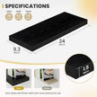 24 Inch Floating Shelves, 9.3