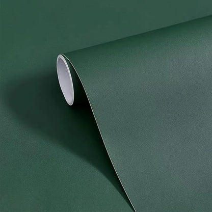 Yancorp 120" Matte Green Contact Paper - Peel & Stick Wallpaper, Removable Solid Green for Cabinets & Countertops (16"x120")