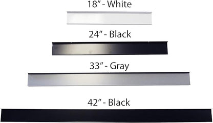 Floating Ledge, Photo Shelf, Art Ledge - Very Durable and Made in The USA (White, 24")