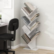 Furinno TREE Book Shelf, 9-Tier Bookshelf, Tree Bookcase with Angled Open Shelf, 8.4