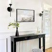 AAZZKANG Black Mirrors for Wall Rectangle Metal Framed Mirror Large 20