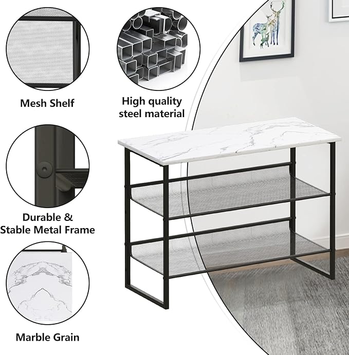 Garden 4 you Shoe Rack for Entryway 3 Tiers 11.8