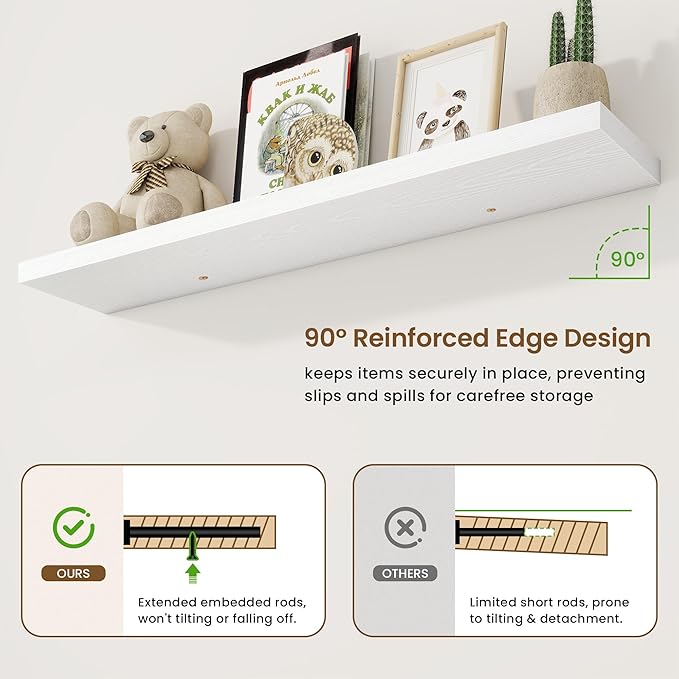 48in Floating Shelves for Wall, 48